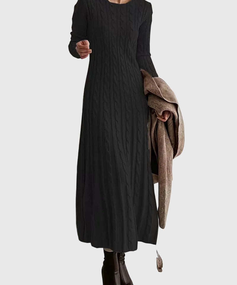 Vanessa | Vanessa hosszú kötött ruha