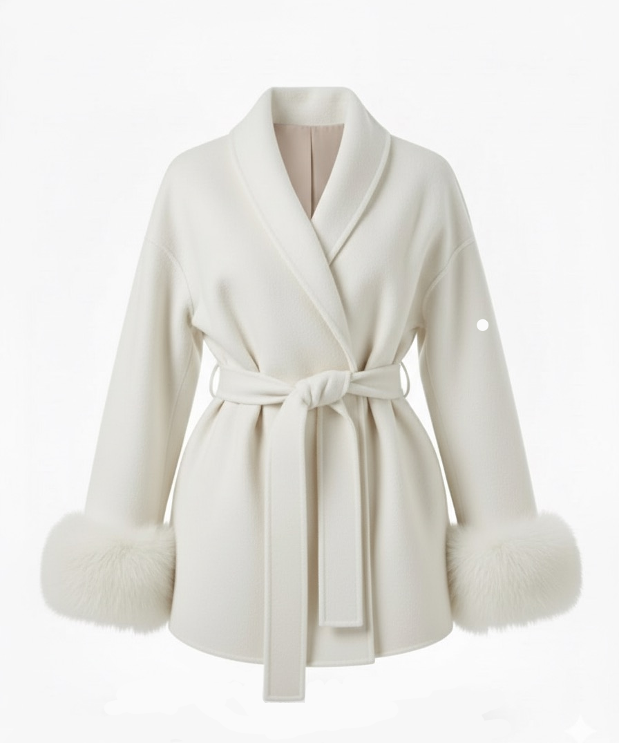 Arctic Grace | Elegáns gyapjúkabát