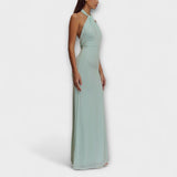 Alma | Elegáns hosszú ruha nyakkendővel