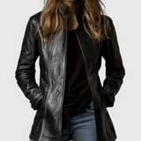 Adelina | Olasz bőrből készült kabát