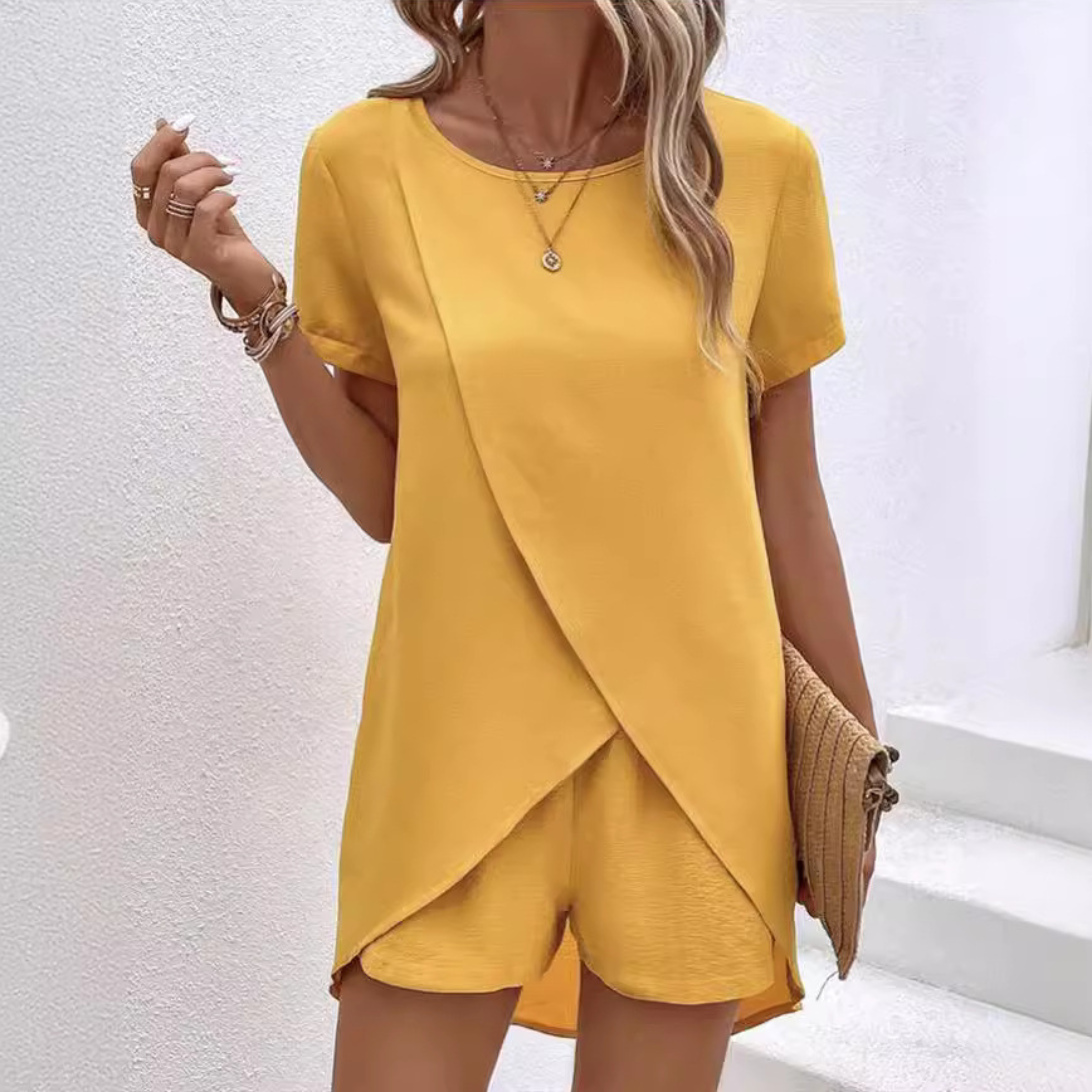 Amalia – Elegant Summer Co-ord Lounge Set