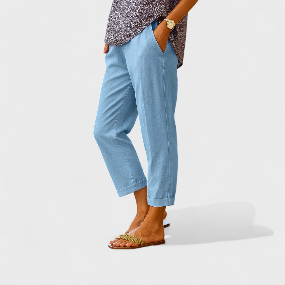 Otúlie | Könnyű len nadrág nyárra