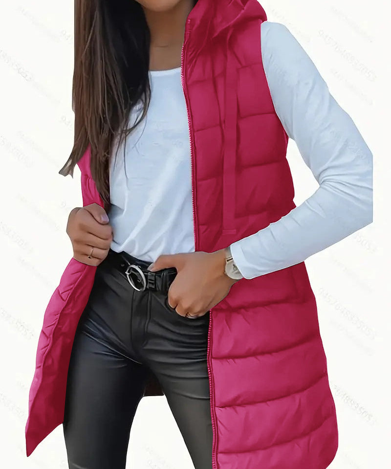 Rain | Kapucnis puffer mellény