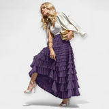 Lilla | Romantikus tüll szoknya elegáns