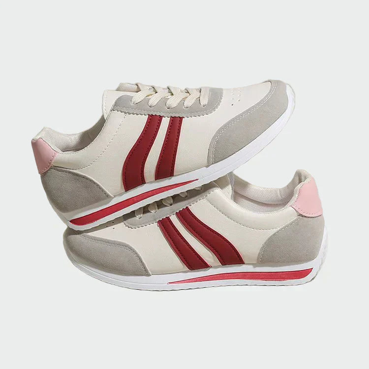 Róza | Férfi fehér sportcipő kék részletekkel