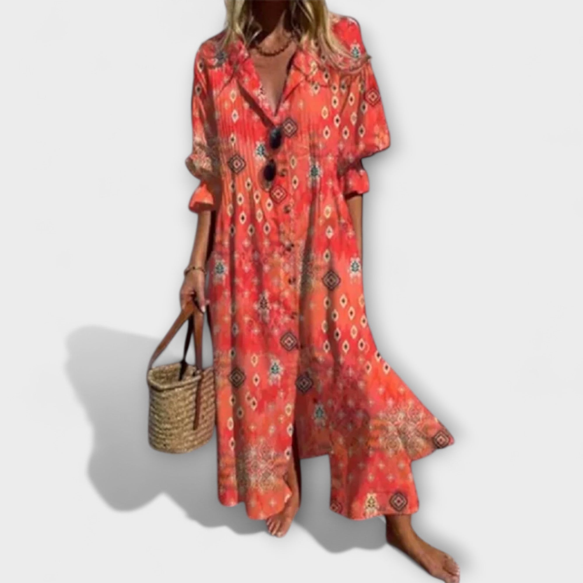 Lila | Лилаво персонализирано макси палто
