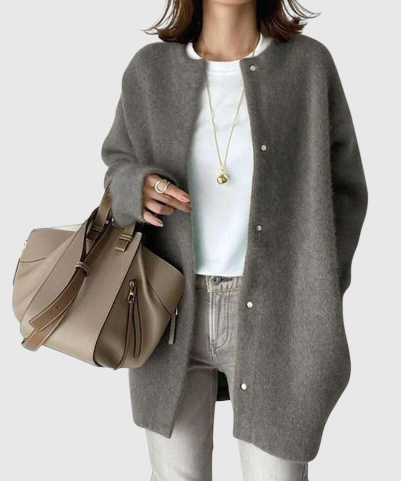 Juli | Puha hosszított kardigán gombokkal