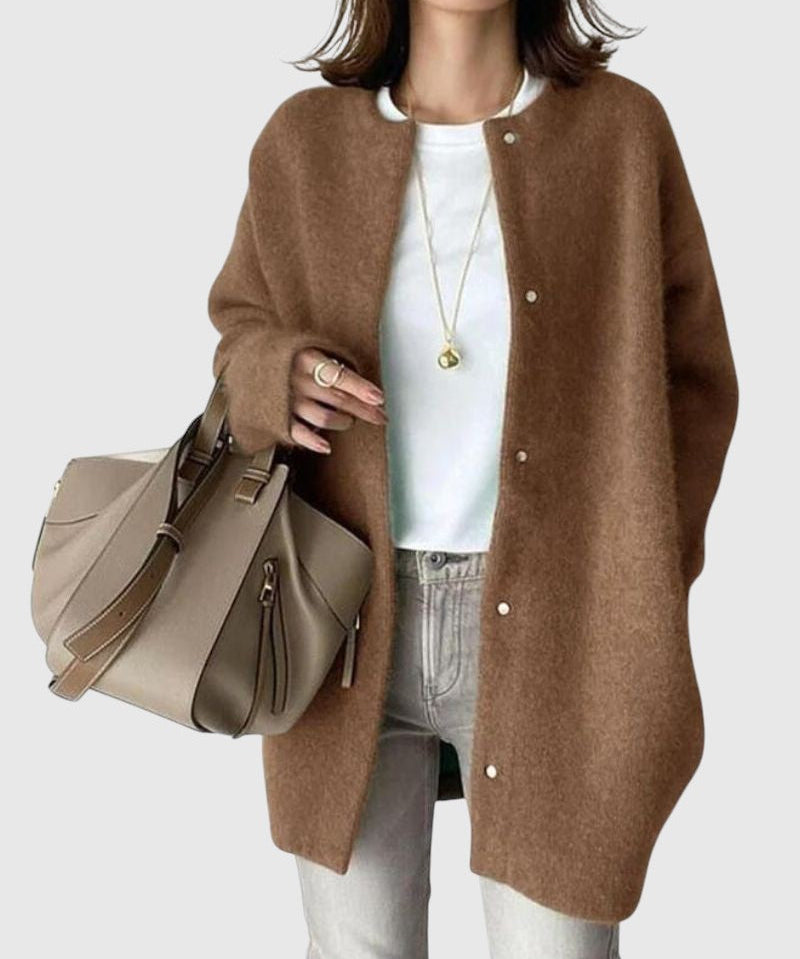 Juli | Puha hosszított kardigán gombokkal