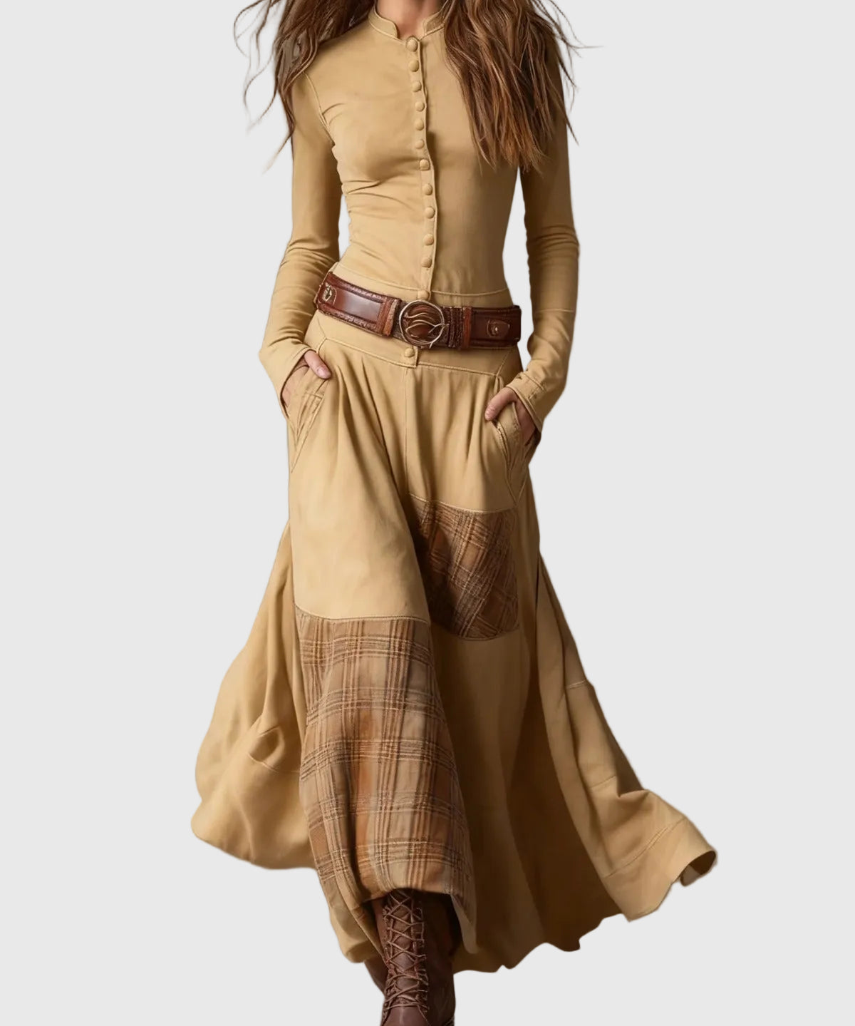 Isabelle | Vintage bohémi elegáns ruha