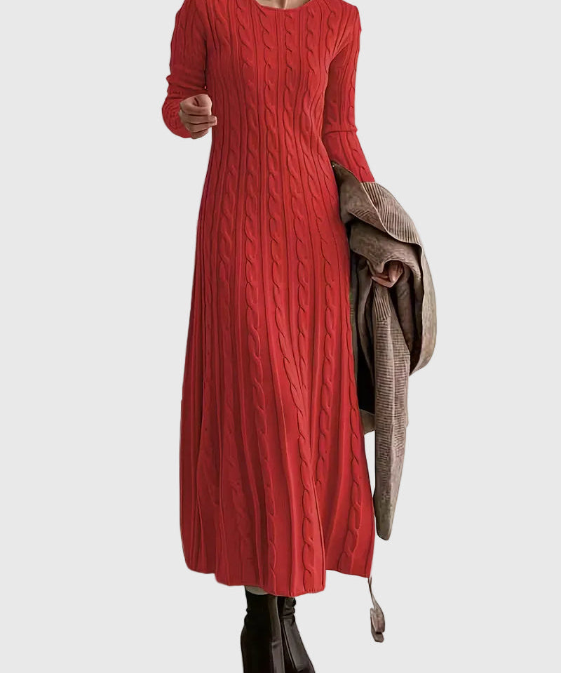 Vanessa | Vanessa hosszú kötött ruha