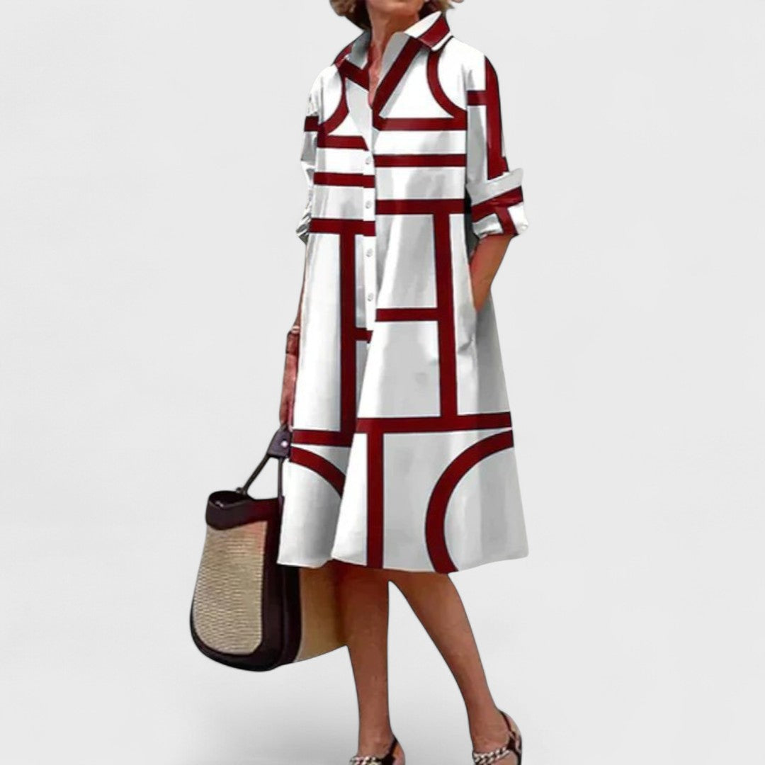 Stella | Stella ruha geometrikus mintával